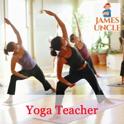 Yoga teacher Mrs. Sonali Roy in Mukundapur